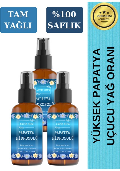 Saf Papatya Hidrosolü 300 ml - (3 x 100ML Papatya Suyu)