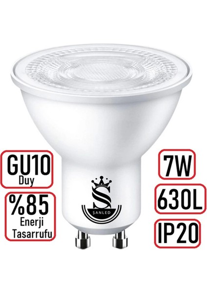 GU10 7W Gün Işığı Ampül 1 Adet fırsatları