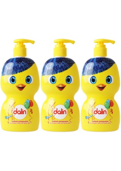 Bebek Şampuanı 500ML (Eğlen Öğren Serisi) Pompalı (3 Lü Set)