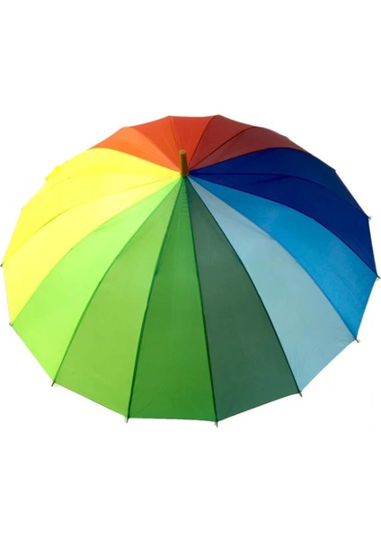 Bfs 16 Telli Gökkuşağı Otomatik Yağmur Şemsiyesi fiyatları