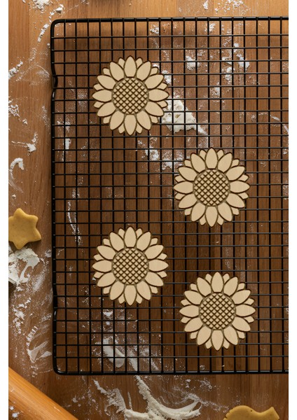 Ayçiçeği Kurabiye Kalıbı, Hamur Şekillendirici, Bisküvi Kalıbı, Kolay Kesim Ucu fiyatları