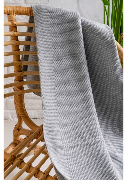 Petek Desenli Triko Tv Battaniyesi, Triko Koltuk Aksesuarı Tv Pataniyesi, Yumuşak Dokulu Filim Keyfi