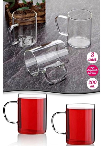 3'lü Termisil Bardak -CLKN-2018