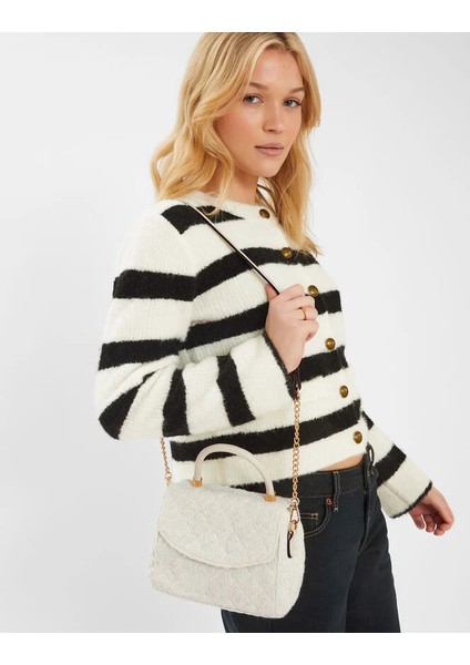 Boucle Omuz Çantası Krem