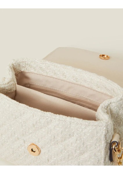 Boucle Omuz Çantası Krem indirimleri