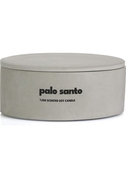 Dekoratif El Yapımı Yatay Mum : Çift Fitilli : Kokulu Soya Mum : Palo Santo fırsatları