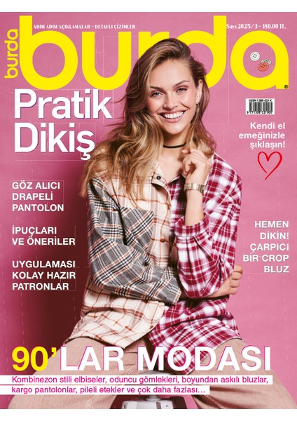 Burda Pratik Dikiş Dergisi 2025 Kültür Dergileri Sayı 3 65 Sayfa