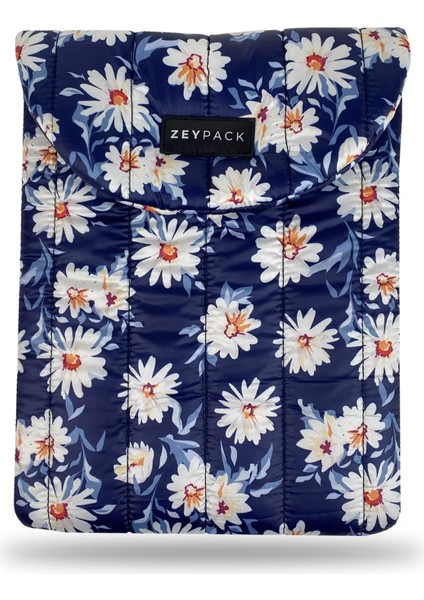 Puffer Floral Laptop Case, Su Itici, Koruyucu Pedli Bilgisayar Çantası,13 /14 , Macbook,tablet,ipad,laptop Kılıfı, Çiçek Desenli