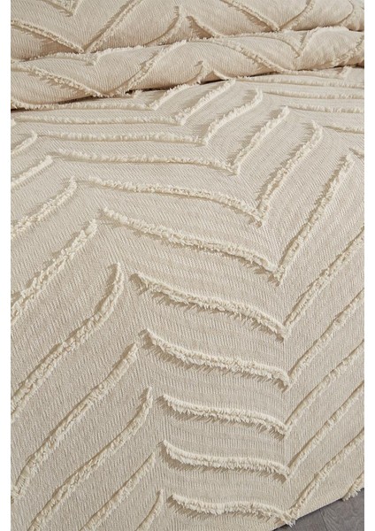 Sementina 3 Parça Çift Kişilik Pike Takımı Bej modelleri