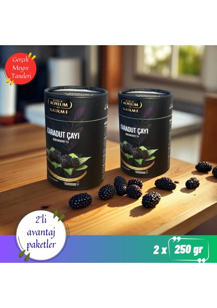 Amasya Karadut Çayı 250 gr (2'li Paket 500 Gr) Bitki Çayı,gerçek Meyve Taneli Silindir fiyatları