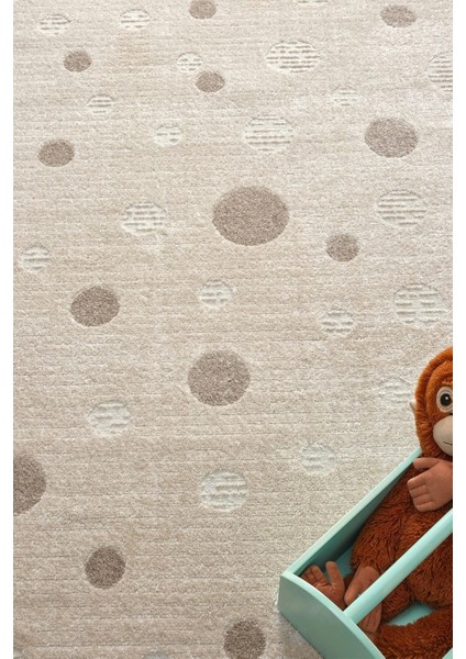Yumuşak Puantiyeli Dokuma Halı Leke Tutmaz Bebek Odası Çocuk Odası Genç Odası Halısı Puantiye fırsatları