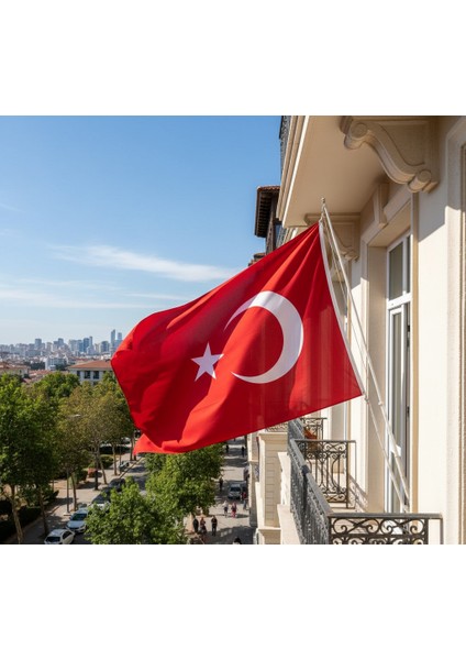 Türk Bayrağı 100X150 cm – Raşel Kumaş, Çift Dikiş, Solmaz Renk, Uzun Ömürlü fiyatları