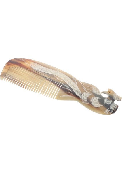 Doğal Kemik Tarak Sığır Boynuzu KT-113 -18 cm Saç Tarağı Hakiki El Yapımı