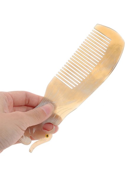 Doğal Kemik Tarak Sığır Boynuzu KT-113 -18 cm Saç Tarağı Hakiki El Yapımı fiyatları