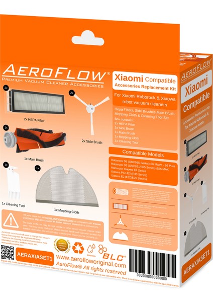 Aeroflow® Xiaomi Robot Süpürge Yenileme Kiti fiyatları