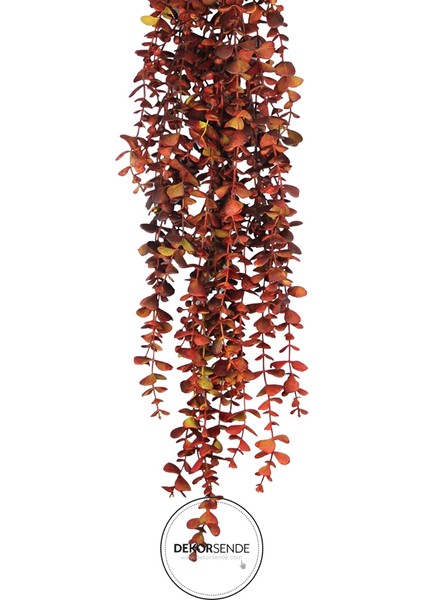 Yapay Okaliptus Sarkıt Demet Kırmızı 90 cm modelleri