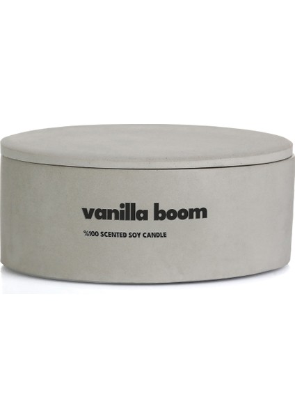 Dekoratif El Yapımı Yatay Mum : Çift Fitilli : Kokulu Soya Mum : Vanilla Boom fırsatları