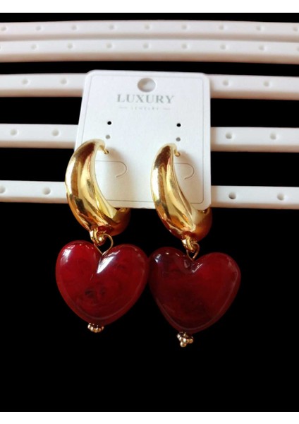 Kalp Çelik Küpe modelleri