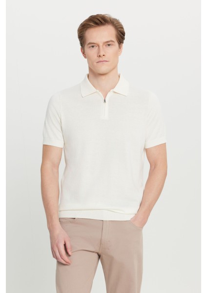 %100 Pamuk Standart Fit Normal Kesim Polo Yaka Triko Tişört fiyatları