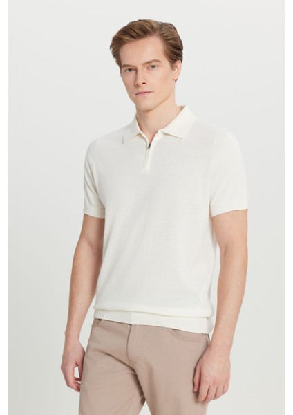 %100 Pamuk Standart Fit Normal Kesim Polo Yaka Triko Tişört fırsatları