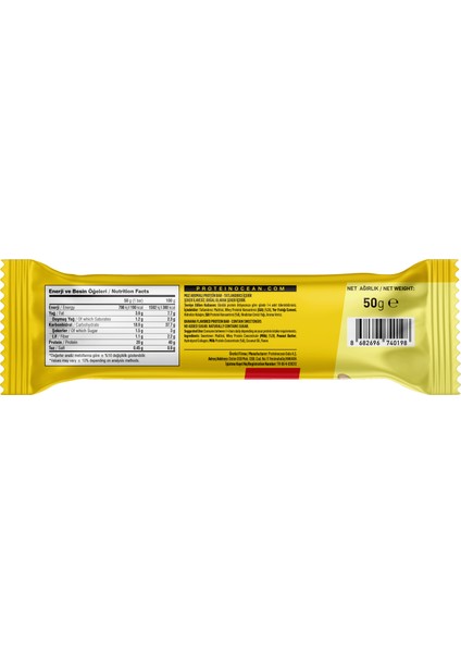 Protein Bar - Banana Dream Aromalı - 50 gr x 8 Adet modelleri