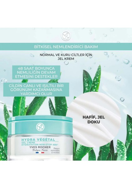 Normal ve Kuru Ciltlere Özel Hydra Vegetal Jel Krem – Hafif Nemlendirici fiyatları