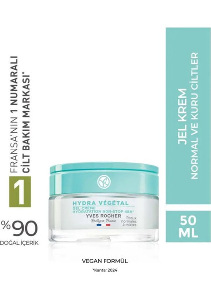 Normal ve Kuru Ciltlere Özel Hydra Vegetal Jel Krem – Hafif Nemlendirici modelleri