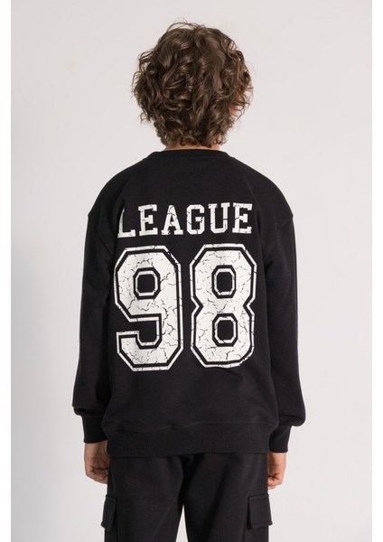 College League Baskılı Erkek Çocuk Eşofman Takımı Beli Lastikli Kargo Cepli fiyatları