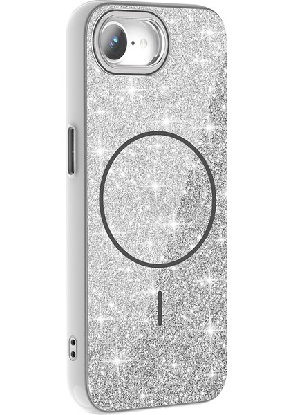 Apple iPhone 16E Uyumlu Magsafe Özellikli Okso Kapak Beyaz modelleri