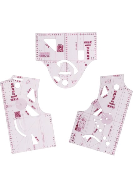 7’li Mini Moda Cetveli Seti – Kumaş Tasarımı, Konfeksiyon ve Prototip Çizim Şablonu fiyatları