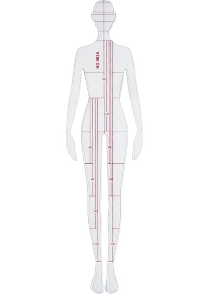 7’li Mini Moda Cetveli Seti – Kumaş Tasarımı, Konfeksiyon ve Prototip Çizim Şablonu