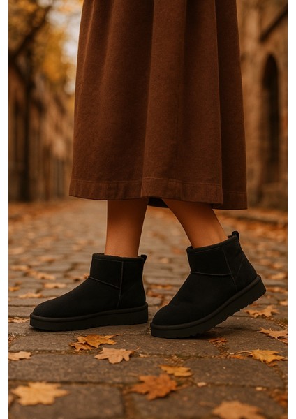 Kalın Tabanlı Içi Kürklü Kadın Bot modelleri