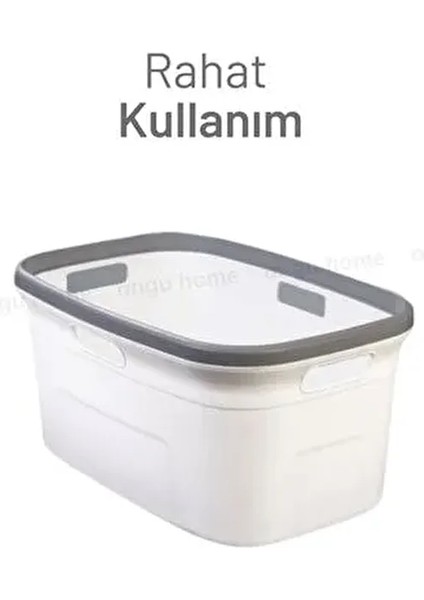 Çamaşır Sepeti Selesi ( Gri-Beyaz ) fiyatları