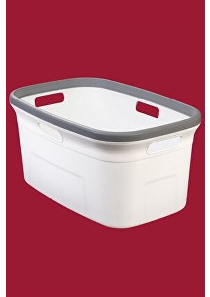 Çamaşır Sepeti Selesi ( Gri-Beyaz ) modelleri