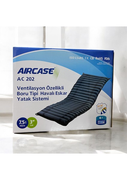 AC-202 Ventilasyonlu Boru Tipi Havalı Yatak Sistemi | Bası Yarasına Karşı Konforlu Çözüm