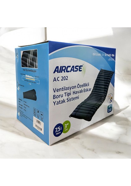 AC-202 Ventilasyonlu Boru Tipi Havalı Yatak Sistemi | Bası Yarasına Karşı Konforlu Çözüm fiyatları