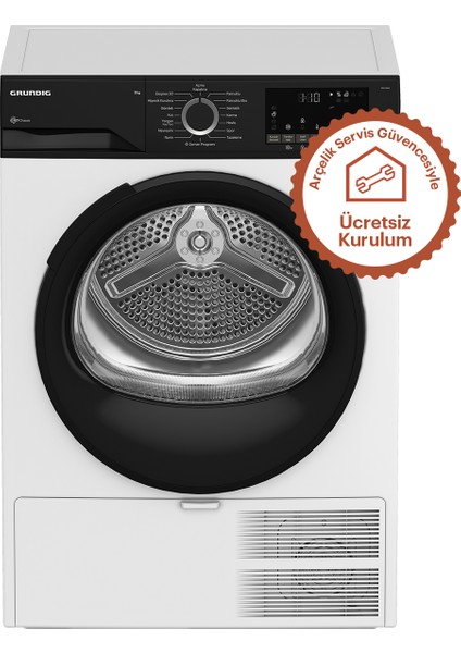 Gdh 9664 A+ 9 Kilo Çamaşır Kurutma Makinesi