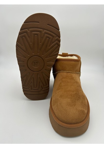 Kalın Tabanlı Içi Kürklü Kadın Bot indirimleri