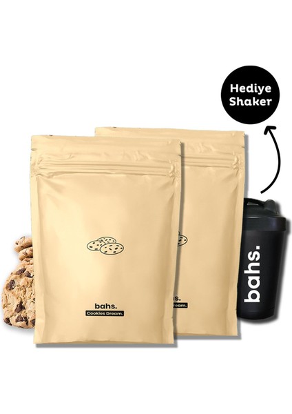 Cookies Dream Sporcu Besin Tozu 2 Adet Protein ve Vitamin İçerikli Türkiye Menşeli Hediye Shaker fiyatları