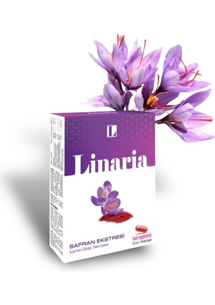 Gıda Takviyesi 30 Kapsül Safran Passiflora Melisa Valerian B6 Vitaminli Türkiye Üretimi