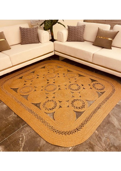 Jüt Kilim, Paspas, Mutfak Halısı, Banyo Paspası, Kilim, Halı, Oturma Odası Halısı, Balkon Paspası