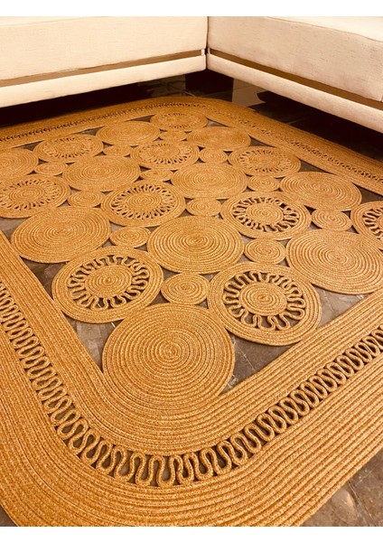 Jüt Kilim, Paspas, Mutfak Halısı, Banyo Paspası, Kilim, Halı, Oturma Odası Halısı, Balkon Paspası