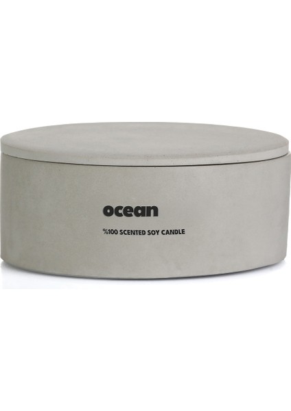 Dekoratif El Yapımı Yatay Mum : Çift Fitilli : Kokulu Soya Mum : Ocean fırsatları