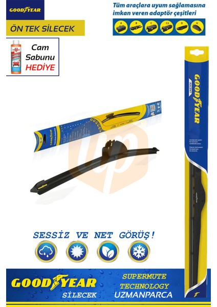 Good Year Citroen C1 2005-2013 Supermute Muz Tipi Ön Silecek Seti