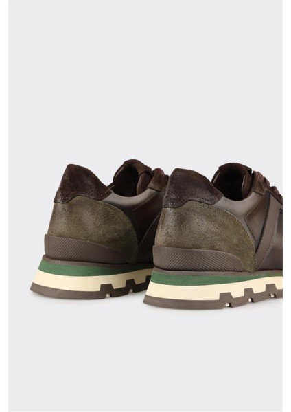 Kahve Deri Erkek Spor Ayakkabı indirimleri