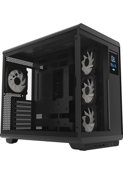 HC710 850W 80+ Bronze Argb Akvaryum Atx Mid Tower Siyah Gaming Kasa fiyatları