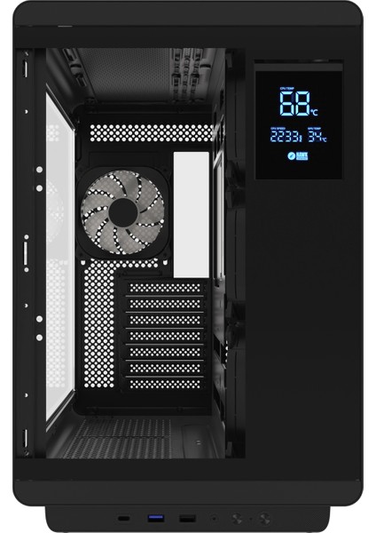 HC710 850W 80+ Bronze Argb Akvaryum Atx Mid Tower Siyah Gaming Kasa fırsatları