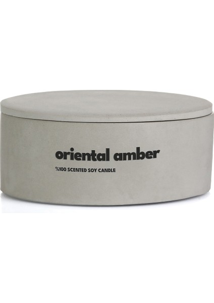 Dekoratif El Yapımı Yatay Mum : Çift Fitilli : Kokulu Soya Mum : Oriental Amber modelleri