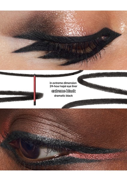 In Extra Dimension 24 Saat Kalıcı Kajal Eyeliner - Extreme Black fırsatları