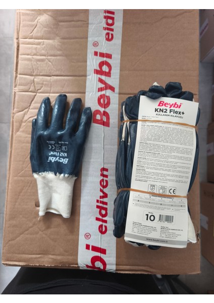 Kn2 Flex+ Pamuk Likralı Örme Eldiven 12 Adet fiyatları